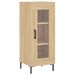 Buffet haut Chêne sonoma 34,5x34x180 cm Bois d'ingénierie - Photo n°7