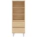 Buffet haut Chêne sonoma 40x36x110 cm Bois d'ingénierie - Photo n°5