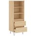 Buffet haut Chêne sonoma 40x36x110 cm Bois d'ingénierie - Photo n°6