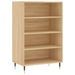 Buffet haut chêne sonoma 57x35x90 cm bois d'ingénierie - Photo n°1