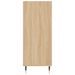 Buffet haut chêne sonoma 57x35x90 cm bois d'ingénierie - Photo n°5