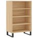 Buffet haut chêne sonoma 57x35x90 cm bois d'ingénierie - Photo n°1