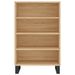 Buffet haut chêne sonoma 57x35x90 cm bois d'ingénierie - Photo n°4