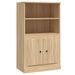 Buffet haut chêne sonoma 60x35,5x103,5 cm bois d'ingénierie - Photo n°1