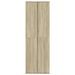 Buffet haut chêne sonoma 60x35x180 cm bois d'ingénierie - Photo n°3