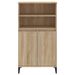 Buffet haut Chêne sonoma 60x36x110 cm Bois d'ingénierie - Photo n°3