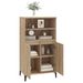 Buffet haut Chêne sonoma 60x36x110 cm Bois d'ingénierie - Photo n°7