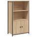 Buffet haut chêne sonoma 62x32x103,5 cm bois d'ingénierie - Photo n°1