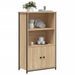 Buffet haut chêne sonoma 62x32x103,5 cm bois d'ingénierie - Photo n°3