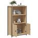 Buffet haut chêne sonoma 62x32x103,5 cm bois d'ingénierie - Photo n°4