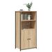 Buffet haut chêne sonoma 62x36x121,5 cm bois d'ingénierie - Photo n°3