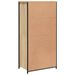 Buffet haut chêne sonoma 62x36x121,5 cm bois d'ingénierie - Photo n°7