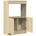 Buffet haut chêne sonoma 63x33x100 cm bois d'ingénierie - Photo n°8