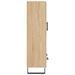 Buffet haut chêne sonoma 69,5x31x115 cm bois d'ingénierie - Photo n°7