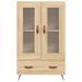 Buffet haut chêne sonoma 69,5x31x115 cm bois d'ingénierie - Photo n°6