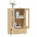 Buffet haut chêne sonoma 69,5x31x115 cm bois d'ingénierie - Photo n°4