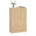 Buffet haut chêne sonoma 69,5x31x115 cm bois d'ingénierie - Photo n°1