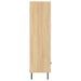 Buffet haut chêne sonoma 69,5x31x115 cm bois d'ingénierie - Photo n°7