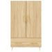 Buffet haut chêne sonoma 69,5x31x115 cm bois d'ingénierie - Photo n°6