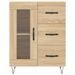 Buffet haut Chêne sonoma 69,5x34x180 cm Bois d'ingénierie - Photo n°8