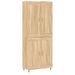 Buffet haut Chêne sonoma 69,5x34x180 cm Bois d'ingénierie - Photo n°1
