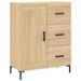 Buffet haut Chêne sonoma 69,5x34x180 cm Bois d'ingénierie - Photo n°7