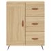 Buffet haut Chêne sonoma 69,5x34x180 cm Bois d'ingénierie - Photo n°8