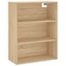 Buffet haut Chêne sonoma 69,5x34x180 cm Bois d'ingénierie - Photo n°5