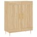 Buffet haut Chêne sonoma 69,5x34x180 cm Bois d'ingénierie - Photo n°7