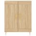 Buffet haut Chêne sonoma 69,5x34x180 cm Bois d'ingénierie - Photo n°8