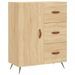 Buffet haut Chêne sonoma 69,5x34x180 cm Bois d'ingénierie - Photo n°7