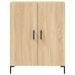 Buffet haut Chêne sonoma 69,5x34x180 cm Bois d'ingénierie - Photo n°8