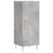 Buffet haut Gris béton 34,5x34x180 cm Bois d'ingénierie - Photo n°5