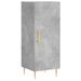 Buffet haut Gris béton 34,5x34x180 cm Bois d'ingénierie - Photo n°7