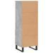 Buffet haut Gris béton 40x36x110 cm Bois d'ingénierie - Photo n°8