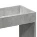 Buffet haut gris béton 63x33x140 cm bois d'ingénierie - Photo n°9