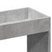 Buffet haut gris béton 92x33x100 cm bois d'ingénierie - Photo n°9