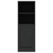Buffet haut noir 36x35,5x103,5 cm bois d'ingénierie - Photo n°6