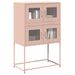 Buffet haut rose 68x39x107 cm acier - Photo n°1