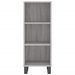 Buffet haut Sonoma gris 34,5x32,5x180 cm Bois d'ingénierie - Photo n°7