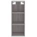 Buffet haut Sonoma gris 34,5x32,5x180 cm Bois d'ingénierie - Photo n°5