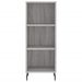 Buffet haut Sonoma gris 34,5x32,5x180 cm Bois d'ingénierie - Photo n°7