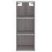 Buffet haut Sonoma gris 34,5x32,5x180 cm Bois d'ingénierie - Photo n°7