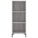 Buffet haut Sonoma gris 34,5x32,5x180 cm Bois d'ingénierie - Photo n°5