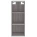 Buffet haut Sonoma gris 34,5x32,5x180 cm Bois d'ingénierie - Photo n°5