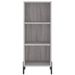 Buffet haut Sonoma gris 34,5x32,5x180 cm Bois d'ingénierie - Photo n°7