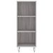 Buffet haut Sonoma gris 34,5x32,5x180 cm Bois d'ingénierie - Photo n°5