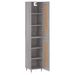 Buffet haut Sonoma gris 34,5x34x180 cm Bois d'ingénierie - Photo n°4