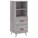 Buffet haut Sonoma gris 34,5x34x180 cm Bois d'ingénierie - Photo n°5