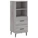 Buffet haut Sonoma gris 34,5x34x180 cm Bois d'ingénierie - Photo n°5